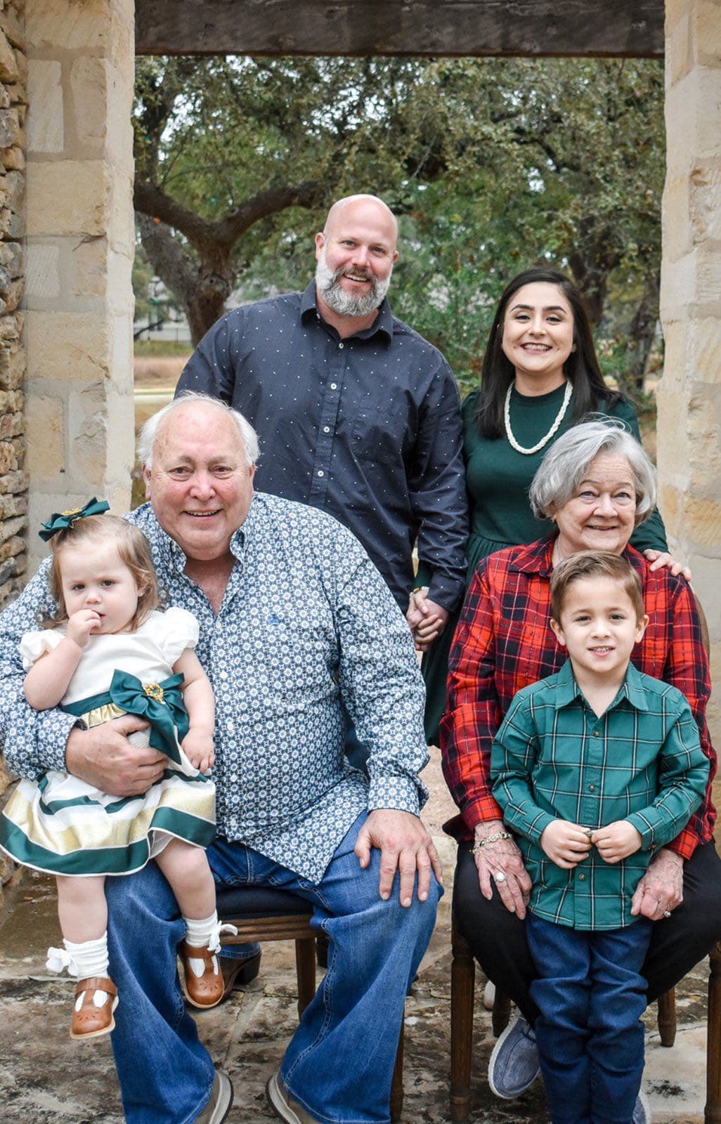 The Franek family, owners of Texas Traditions Grill & Bar in Port Lavaca, Texas